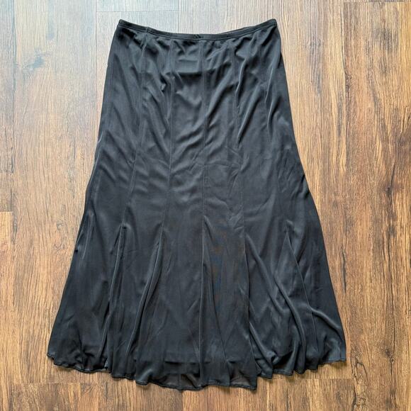 Onyx Nite Dresses & Skirts - Onyx Nite Black Mesh Overlay Skirt Y2K Made in USA Women’s M